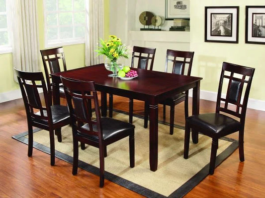 Furniture World D220 Cherry 7pc Dining Set