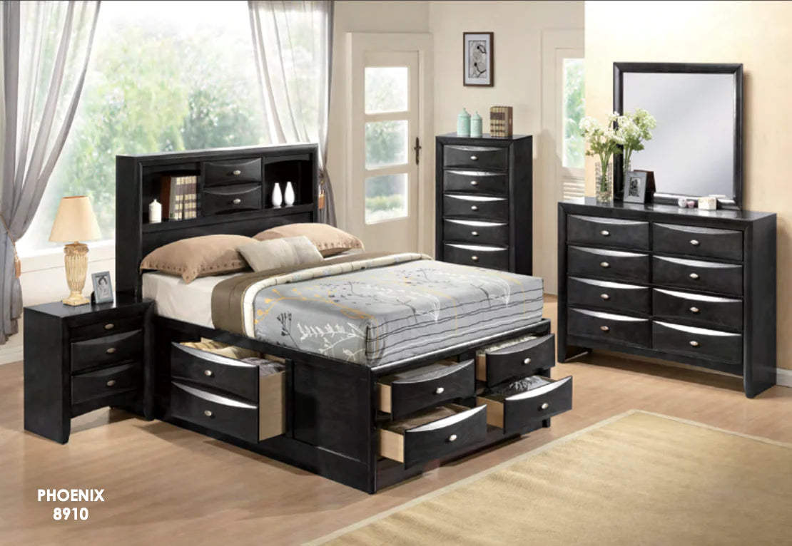 PJ Warehouse Phoenix 5pc Bedroom Set