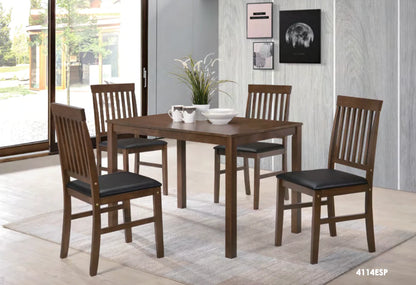 PJ Warehouse 5pc Dining Set 4114